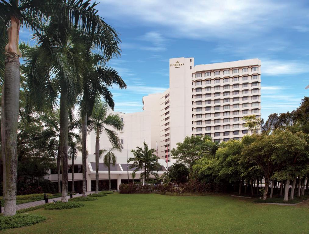 Exterior view of Dorsett Grand Subang hotel in Subang Jaya
