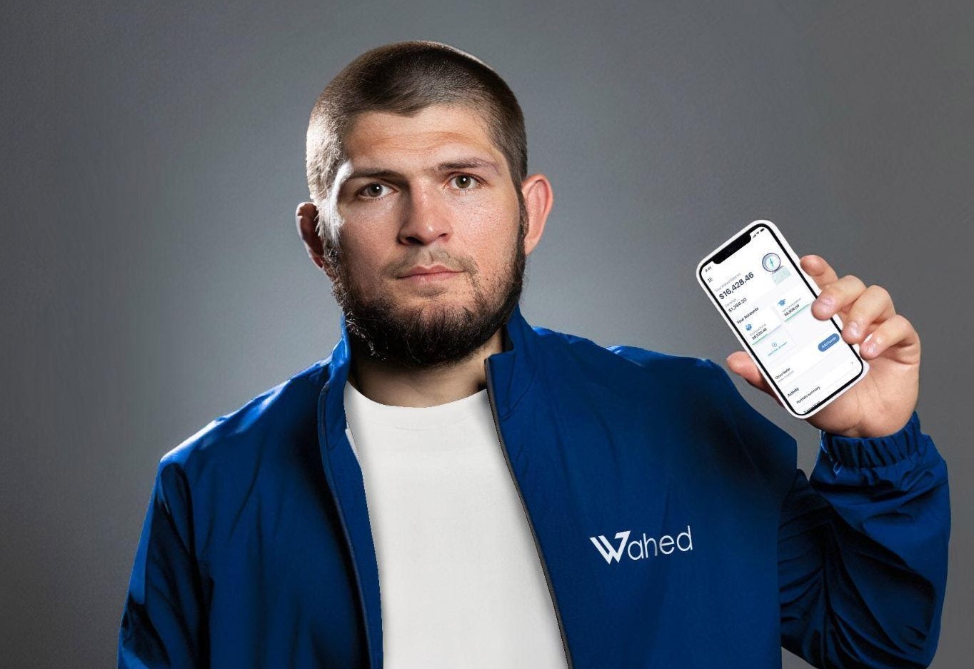 Khabib Nurmagomedov with Wahed Invest - Endorsing Halal Investing
